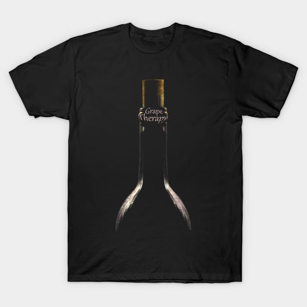 Grape Therapy T-Shirt by Wwonka